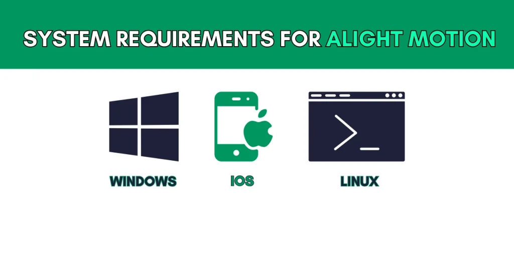 Alight Motion System Requirements for other OS