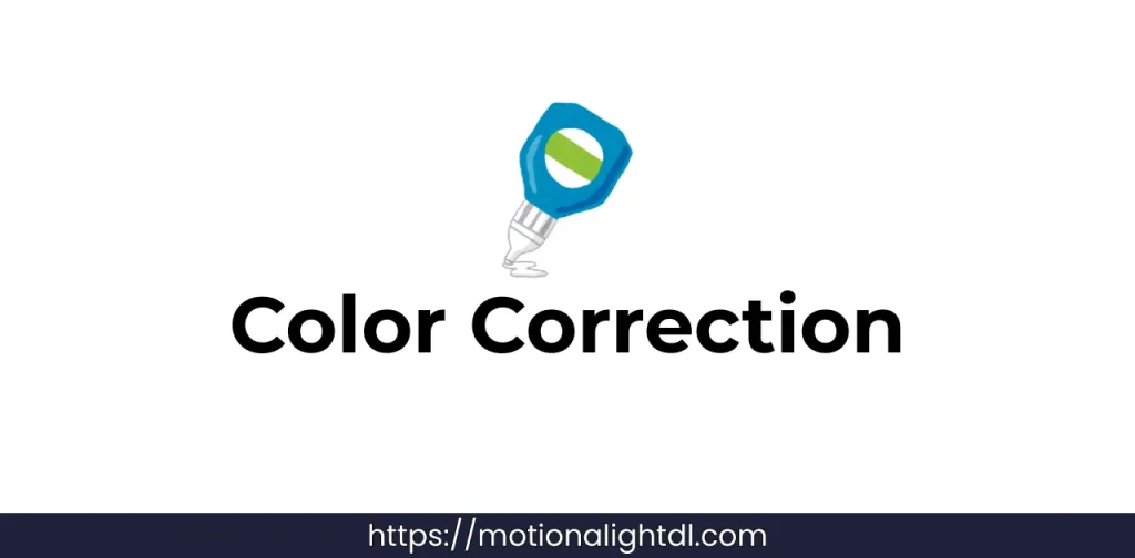 Color Correction in Alight Motion