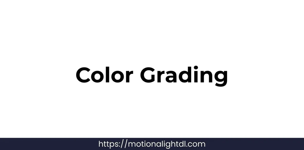 Color Grading in Alight Motion